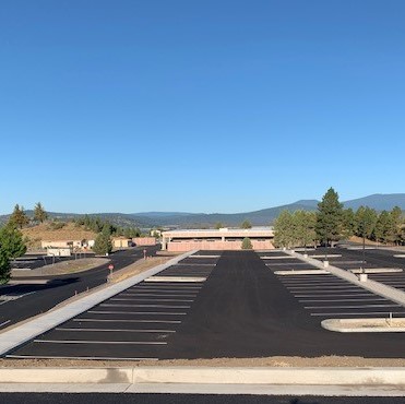 Completed Replacement Parking Lot Q