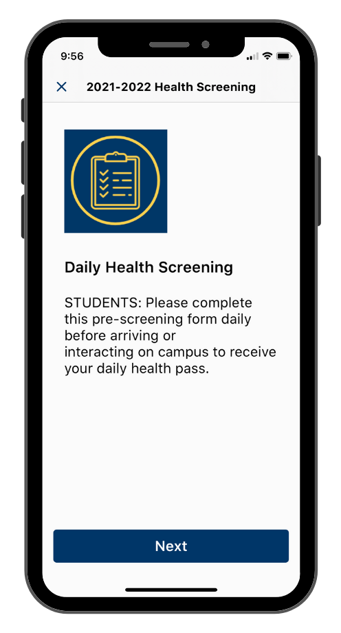 Image of Daily Health Screening