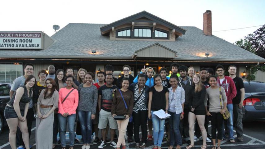 International Students at Rim Village, Crater Lake