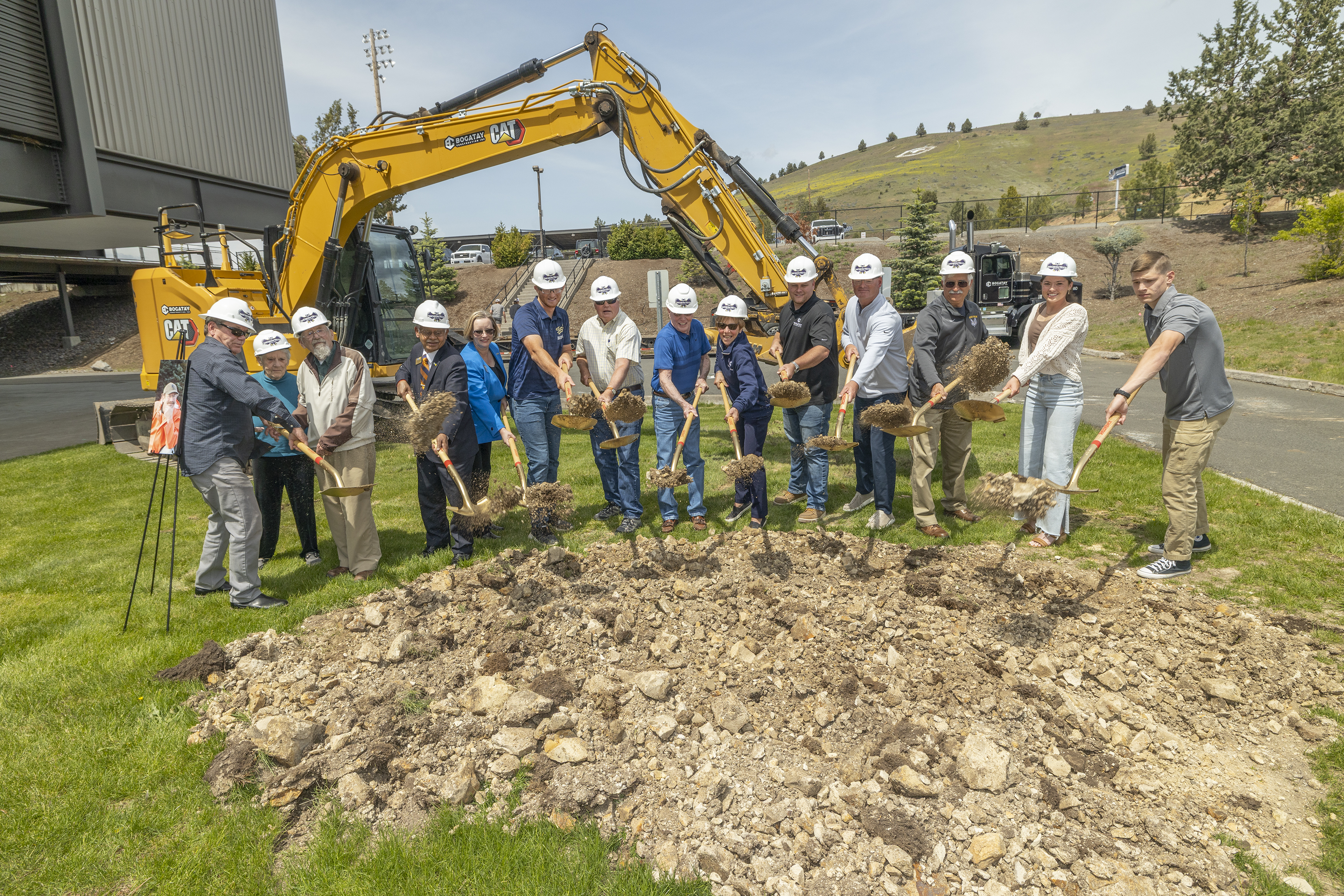Groundbreaking Ceremony for Kip Thomet Memorial Fieldhouse