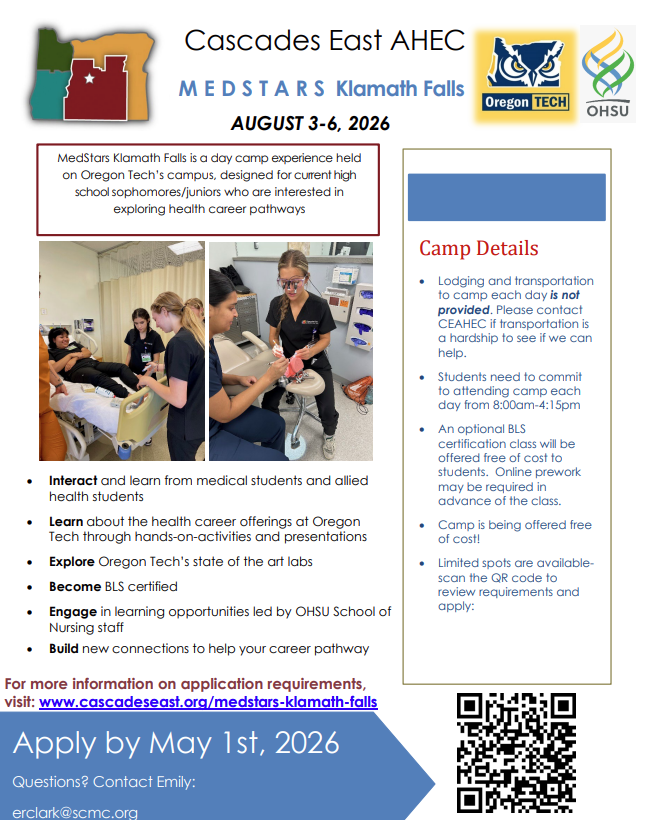 MedStars Camp Flyer