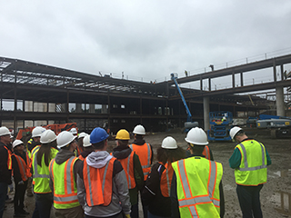 Students tour 75-acre Sherwood High School construction