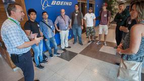 Students Touring Boeing