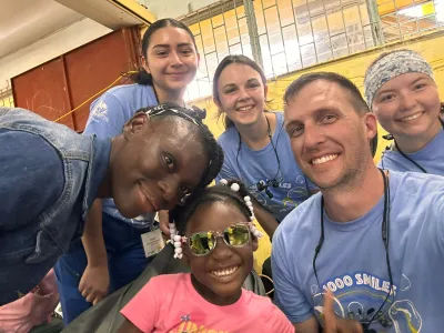 Students providing dental care in Jamaica 5