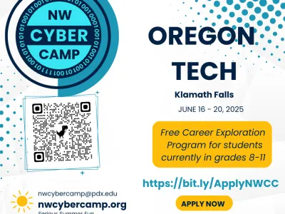 cyber camp square flyer