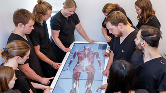 DPT at Student Medical Display Table