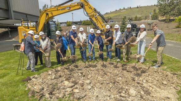 Groundbreaking Ceremony for Kip Thomet Memorial Fieldhouse