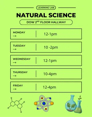 Natural Science Learning Lab Hours