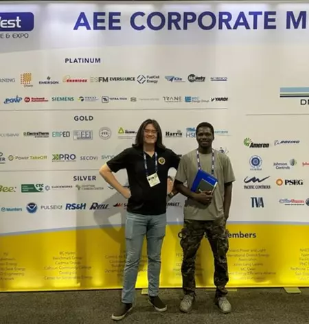 Walter and Adama at AEE West Conference