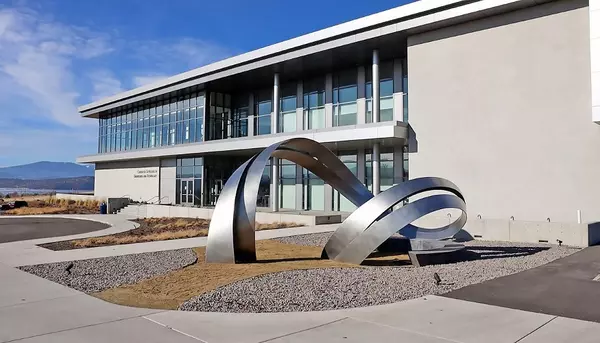 CEET Building Exterior with Sculpture