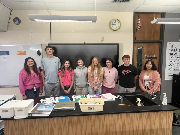 Bonanza biology class with Oregon Tech