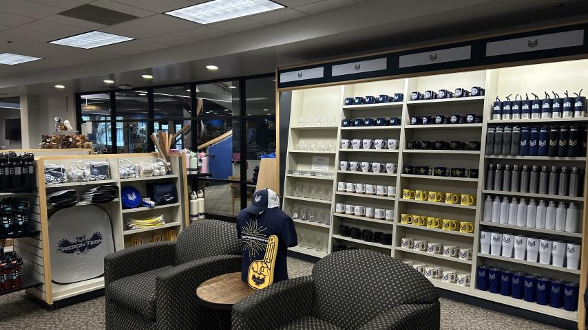 Bookstore corner view